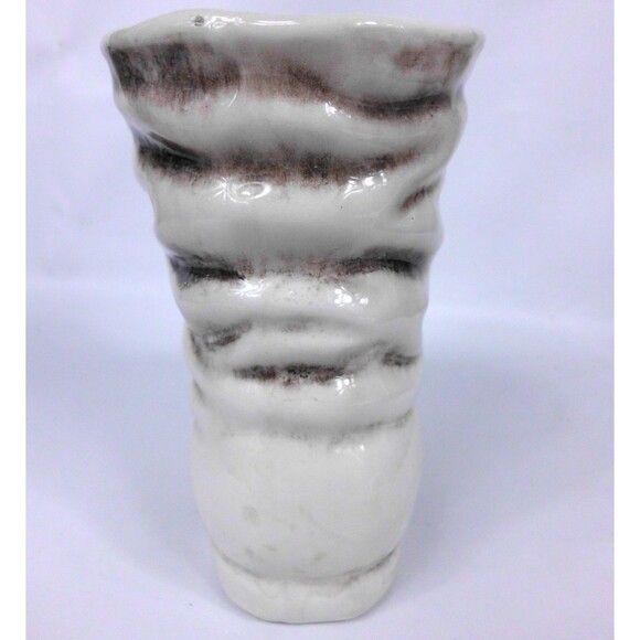 Vintage Capodimonte Ceramic Floral Shoe Boot Vase Planter Figurine Italy 5.5 In - Picture 5 of 6